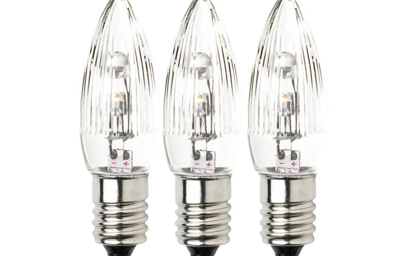 Universal LED E10 14-55V 0,3W 3-Pack