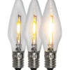Universal LED Filament E10 14-55V 3-Steg DIM 0,5W 3-Pack