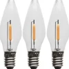 Universal LED Filament E10 14-55V 12lm 2000K 3-Pack