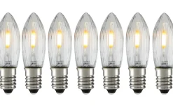Markslojd Universal LED Filament E10 10-55V 0,5W 7-pack* E10 Led Jullampor|E10 Led Jullampor