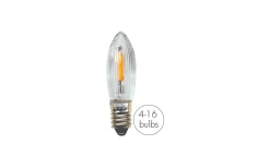 Star Trading Universal LED Filament E10 14-55V 11lm 2100K 7-Pack* E10 Led Jullampor|E10 Led Jullampor