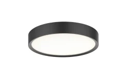 Halo Design Universal Plafond Ø28cm LED 3-Steg DIM 3000K 800lm 12W(80W) Svart IP44* Badrumslampor Tak|Plafonder