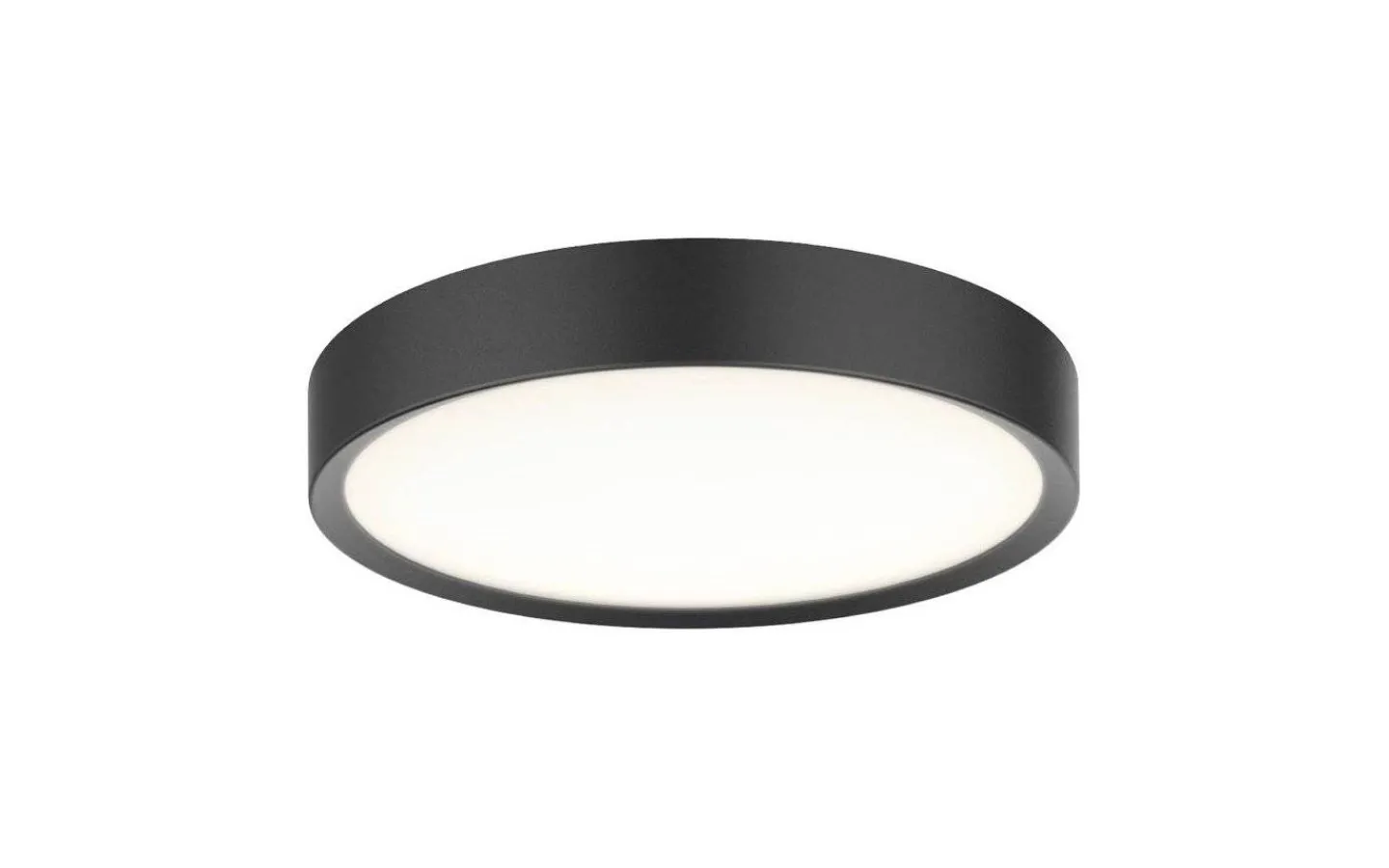 Halo Design Universal Plafond Ø28cm LED 3-Steg DIM 3000K 800lm 12W(80W) Svart IP44* Badrumslampor Tak|Plafonder