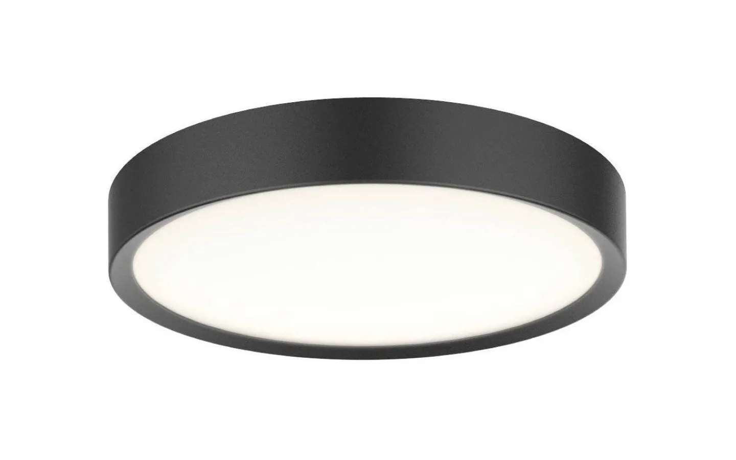 Badrumslampor Tak|Plafonder<Halo Design Universal Plafond Ø43cm LED 3-Steg DIM 3000K 2880lm 36W(250W) Svart IP44