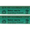 Uppladdningsbara AAA-batteri 1,2V 600mAh Ni-MH 2-pack