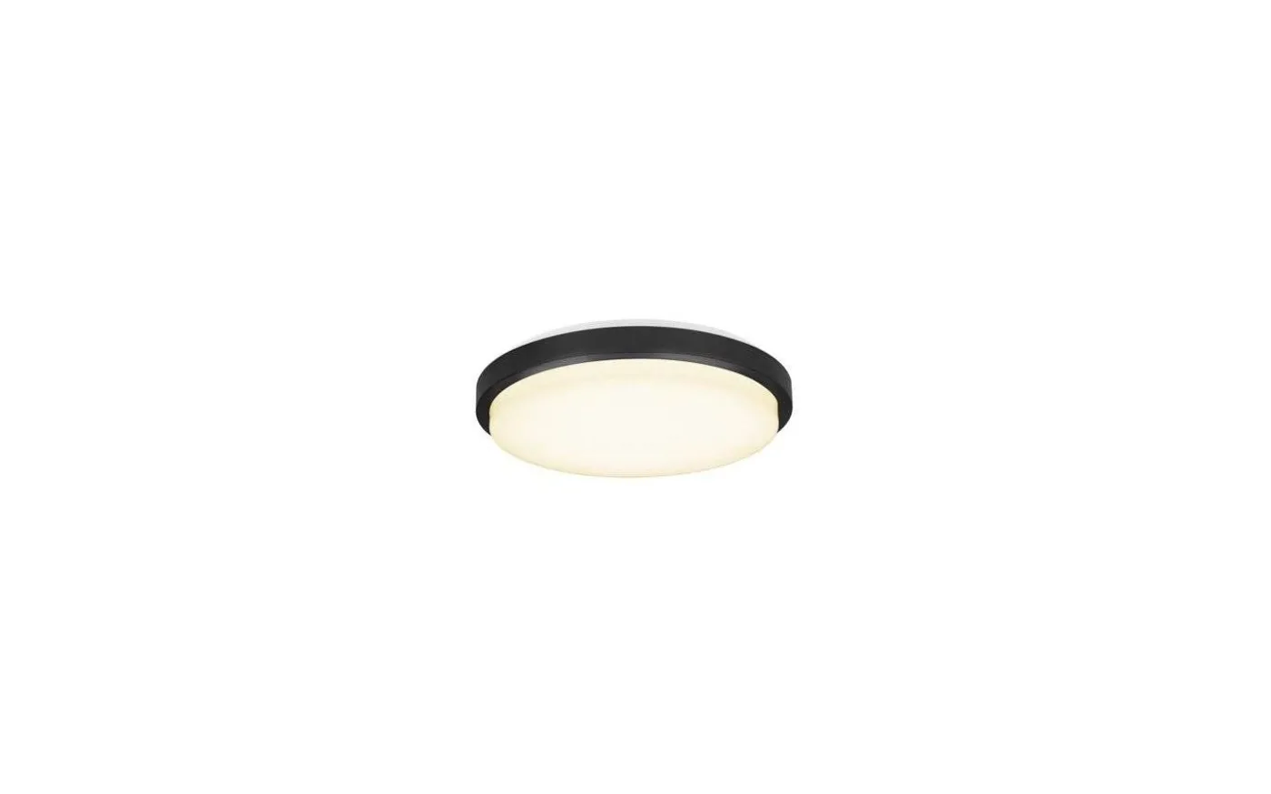 Upscale Plafond Ø22cm LED 12W 800lm 3000K Svart/Opal