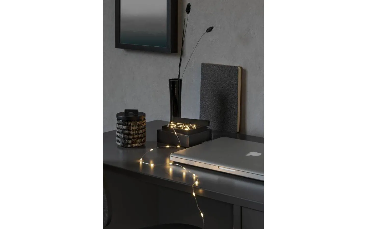 Julpynt Inomhus<Konstsmide USB Ljusslinga 4,95m Varmvit