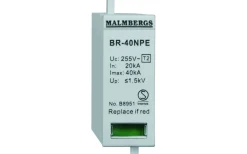 Utbytespatron till överspänningsskydd, (N-PE)