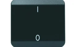 Strömställare/Vägguttag<Malmbergs Utbytesvippa, 2-pol, 0-I utan lampa, Grå