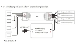 TeraLite LED V4 Mottagare (passar till R6,R7,R8,T21,T22,T24)* Dc Dimrar|Teralite Smarta Hem