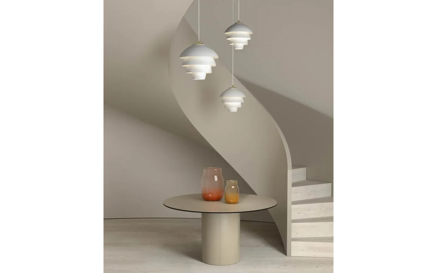 Belid Valencia Taklampa 32cm Vit/Mässing* Kök & Matplats