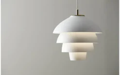 Belid Valencia Taklampa 32cm Vit/Mässing* Kök & Matplats