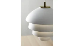 Belid Valencia Taklampa 32cm Vit/Mässing* Kök & Matplats