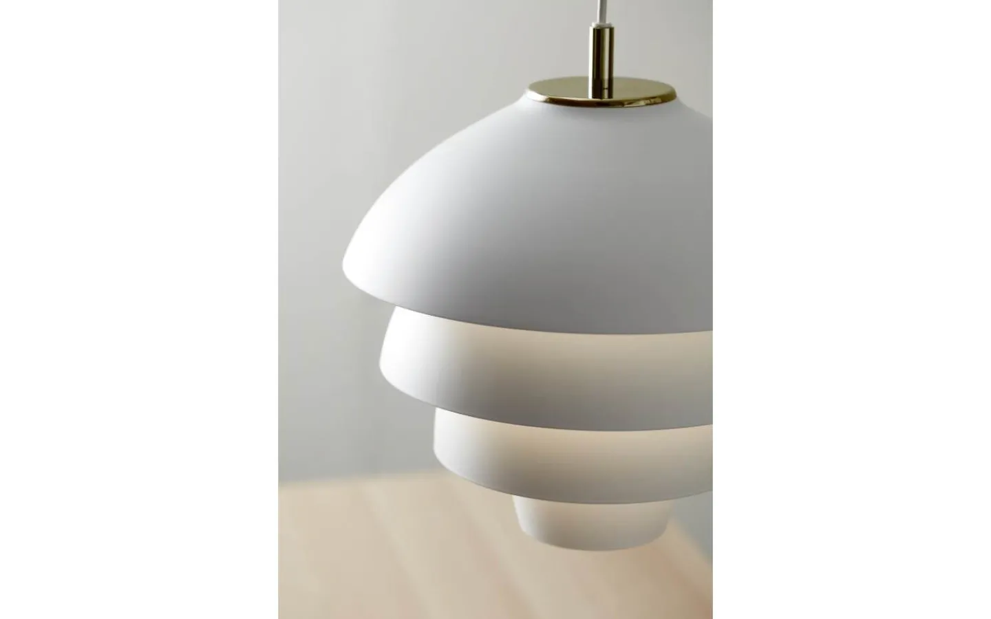 Belid Valencia Taklampa 32cm Vit/Mässing* Kök & Matplats