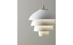 Belid Valencia Taklampa 32cm Vit/Mässing* Kök & Matplats