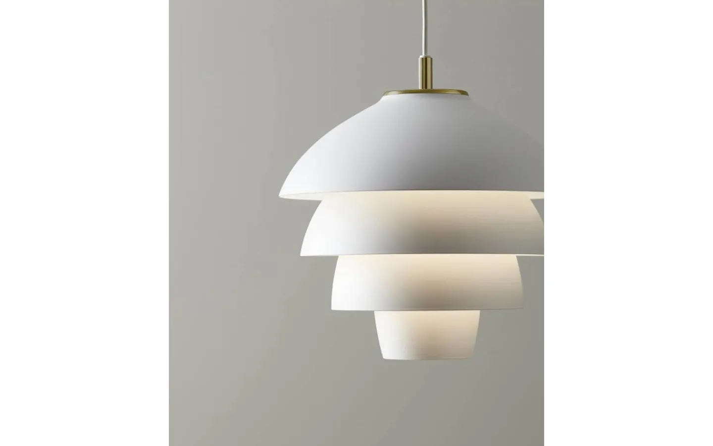 Belid Valencia Taklampa 32cm Vit/Mässing* Kök & Matplats