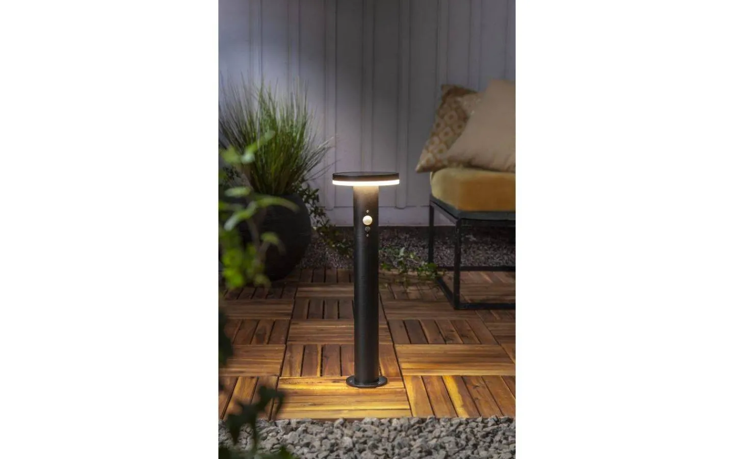 Solcellslampor Stig & Mark|Visa Alla Solcellslampor<Star Trading Valletta Solcellsdriven Pollare 50cm Svart