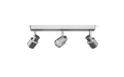 Badrumslampor Tak|Takspot Med 3 Lampor<Rendl Valto III Takspotlight 3L Krom IP44