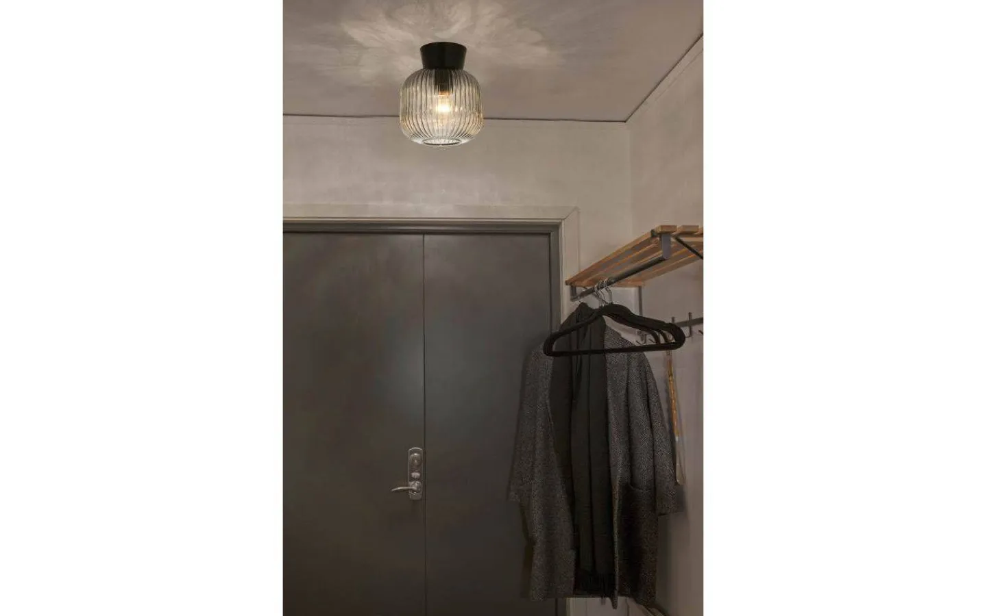 Aneta Vanja Plafond 20cm Svart/Rök* Hall & Trappa|Plafonder