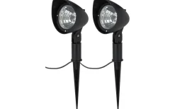 Vanna Markspotlight 2-pack 2x1W Bolthi Connect 12V Svart IP44