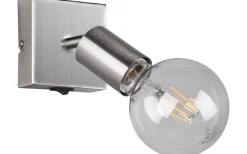 Reality Vannes Spotlight E27 borstat stål* Läslampor