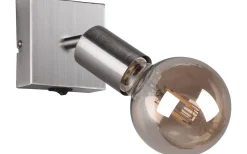 Reality Vannes Spotlight E27 borstat stål* Läslampor