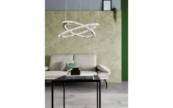 Stora Taklampor Ø50-69 Cm<Eglo Varazzo Taklampa 67cm LED 3000K 29,6W Krom