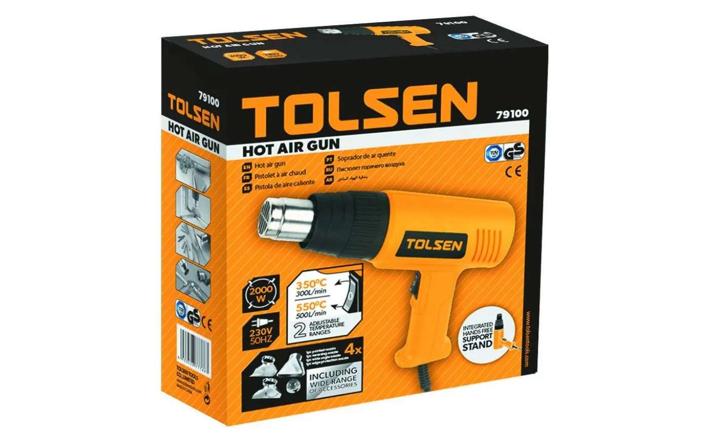 Varmluftspistol 1000/2000W