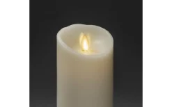 Konstsmide Vaxljus Batteridrivet Blockljus 16,5cm Gräddvit Remote Ready* Blockljus Inomhus|Blockljus Inomhus