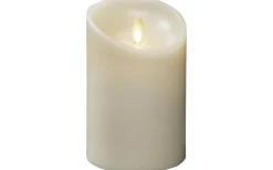 Blockljus Inomhus|Blockljus Inomhus<Konstsmide Vaxljus Batteridrivet Blockljus 13,4cm Gräddvit Remote Ready