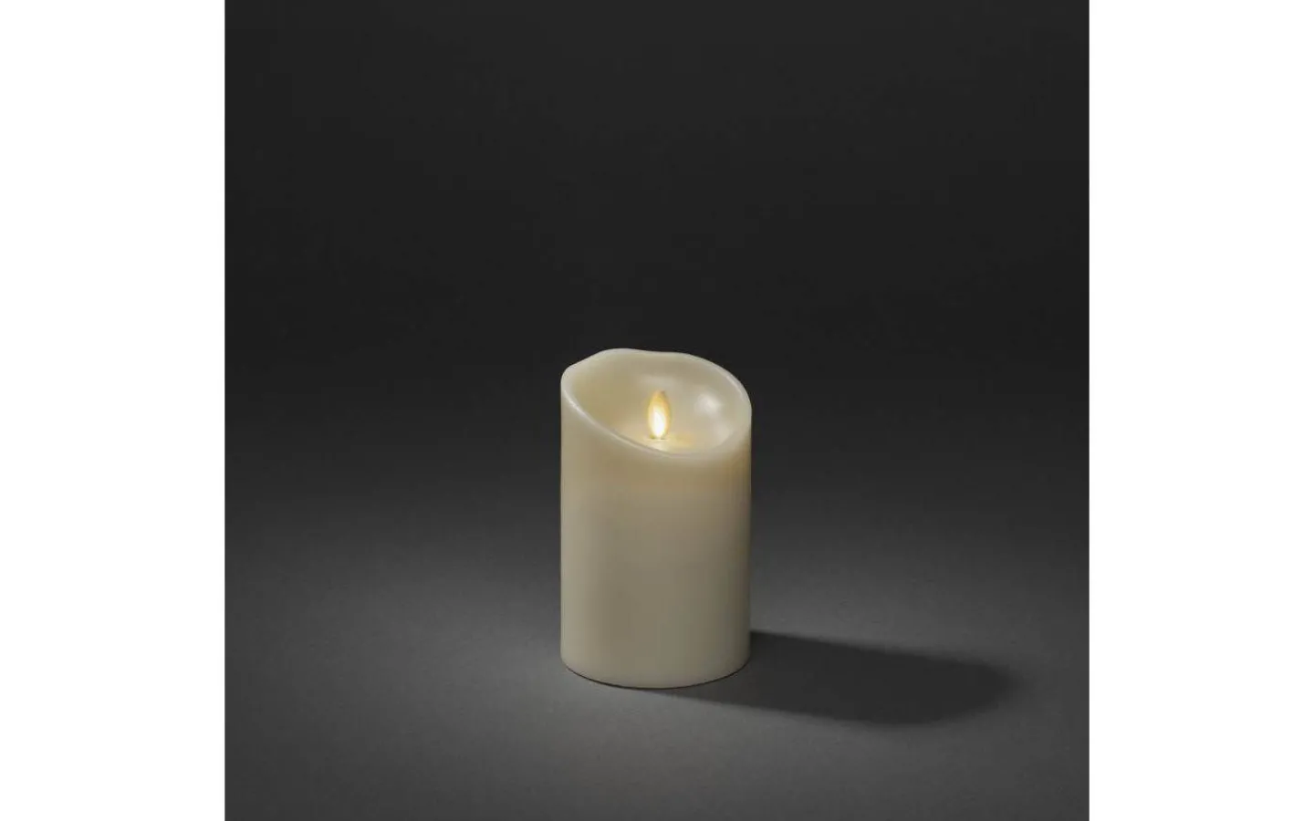 Blockljus Inomhus|Blockljus Inomhus<Konstsmide Vaxljus Batteridrivet Blockljus 13,4cm Gräddvit Remote Ready