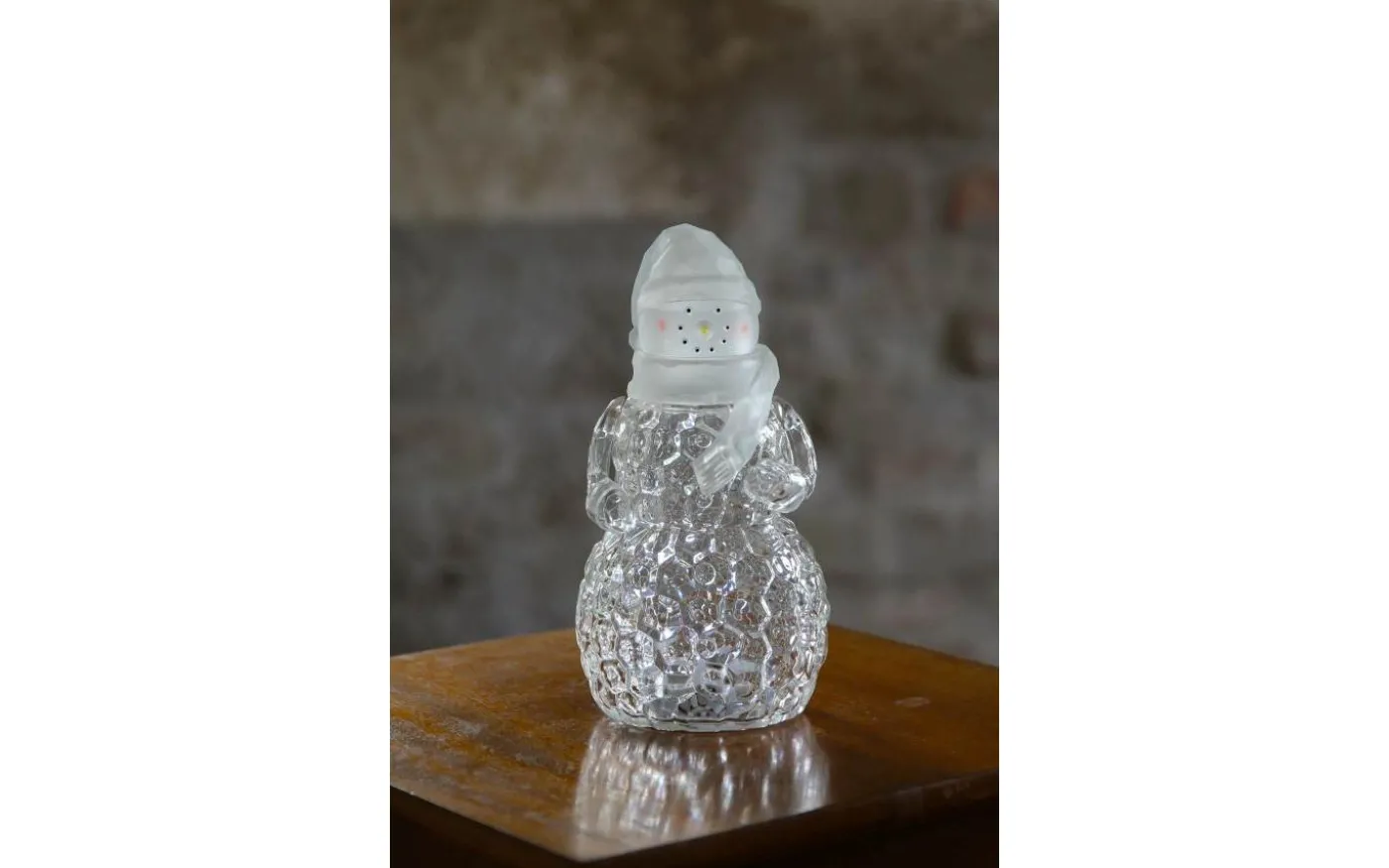 Vecchio Batteridriven Bordsdekoration 25cm Klar/Frostad