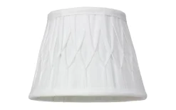 Veckad Lampskärm Ø20cm Vit