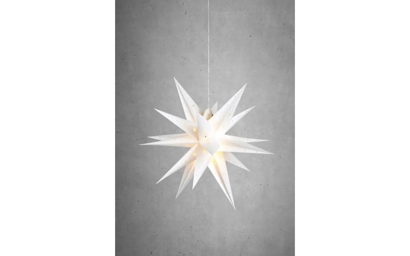 Vectra Stjärna 60cm Vit