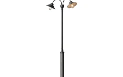 Vega 2-arm Lykthus Svart IP23