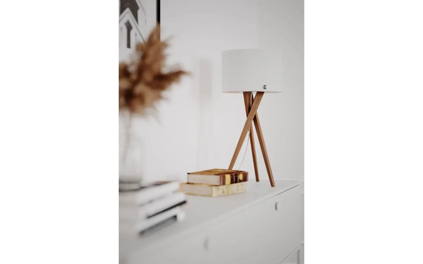 Bordslampor<By Rydens Vega Bordslampa 55cm Ek/Vit