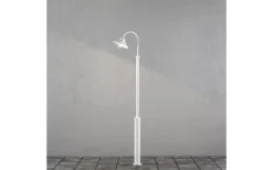Konstsmide Vega Stolplykta 2,4m E27 Vit IP23* Kompletta Stolplyktor