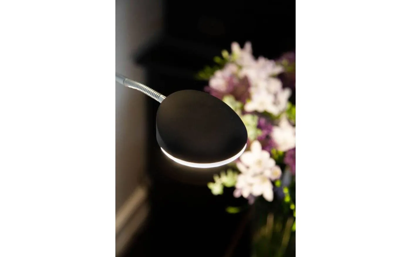 Vegas Golvlampa 180cm LED 3000K 20W+5W Dimbar Svart/Krom