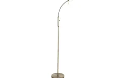 Halo Design Vegas Golvlampa 140cm LED 3000K 7W Dimbar Antikmässing* Golvläslampor