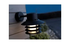 Vejers Vägglampa 22cm Svart IP54