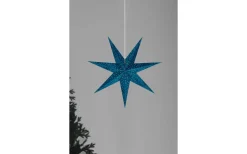 Velours Julstjärna 75cm Blå