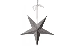 Visa Alla Julstjärnor|Julstjärnor Utan Sladd<Star Trading Velvet Batteridriven Julstjärna Sammet Med Ljusslinga, Grå