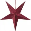 Star Trading Velvet Batteridriven Julstjärna Sammet Med Ljusslinga, Vinröd* Visa Alla Julstjärnor|Julstjärnor Utan Sladd