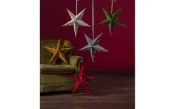 Star Trading Velvet Batteridriven Julstjärna Sammet Med Ljusslinga, Vinröd* Visa Alla Julstjärnor|Julstjärnor Utan Sladd