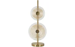 Venedig Bordslampa Glas 63cm Guld