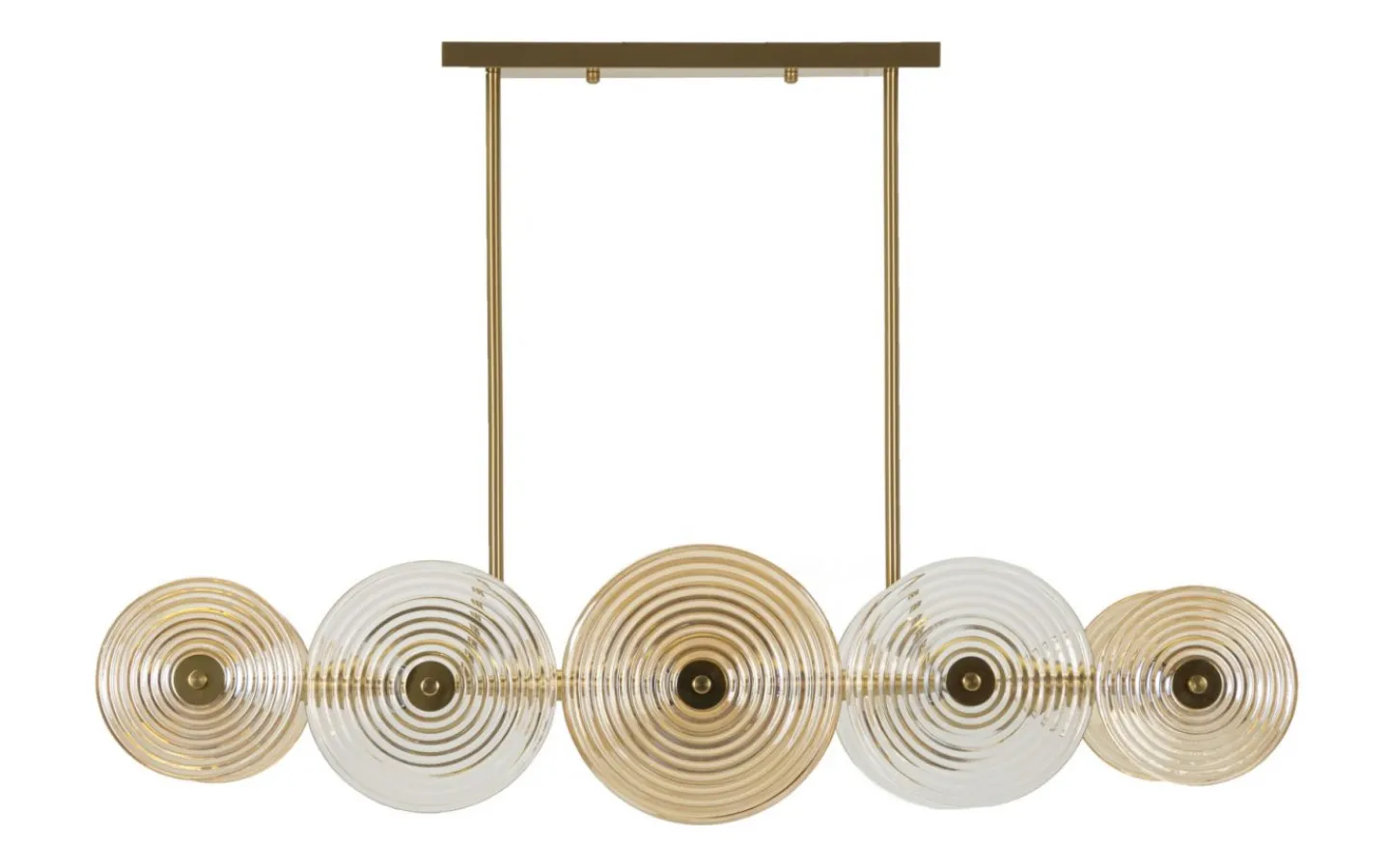 Mauro Ferretti Venedig Taklampa Glas 116cm Guld* Avlånga Taklampor