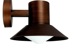 Dyberg Larsen Venedig Vägglampa 20cm Koppar IP44* Vägglampor Utomhus