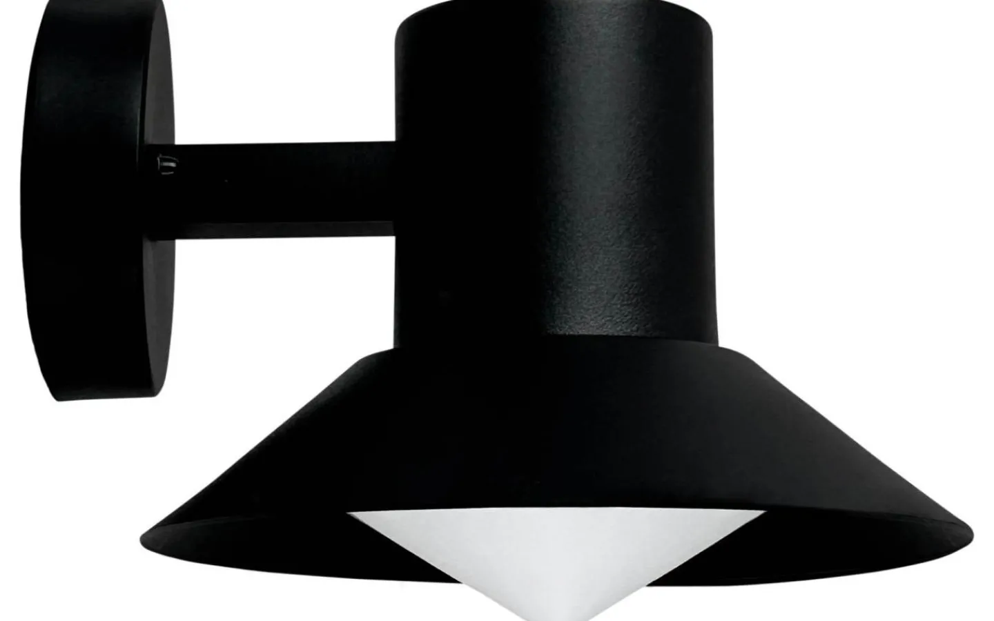 Vägglampor Utomhus<Dyberg Larsen Venedig Vägglampa 20cm Svart IP44