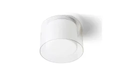 Venice Plafond 23cm Vit/Krom IP44