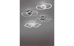 Venida Plafond LED fyrkantig svart
